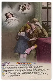 Bereavement Prints: Father / Daughter C1910