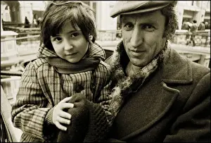 Father and daughter, Moscow