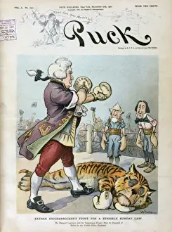Knickerbocker Prints: Father Knickerbockers fight for a sensible Sunday law