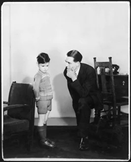 Father & Sulky Boy Father & Sulky Boy