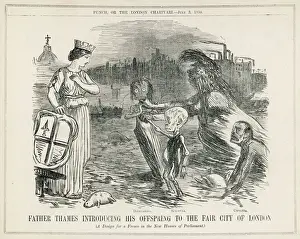 1858 Prints: Father Thames Diseases