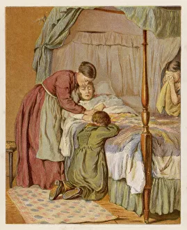 Deathbed Prints: THE FATHER'S DEATH