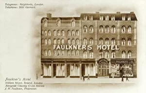 Villiers Collection: Faulkners Hotel, Villiers Street, Strand, London