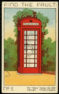 Kiosk Prints: Find the Fault card No. 5