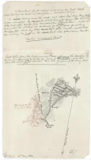 Workings Prints: Fault in the coal workings of Cwm Sychan, Monmouthshire