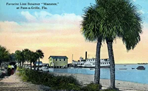 Favorite Line Steamer Manatee, Pass-a-GrilleBeach, Florida