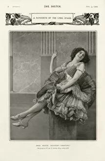 A Favourite of the Lyric Stage - Miss Marie Dainton Resting Date: 1904