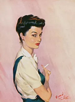 Smoker Gallery: My Favourite Model (Mrs David Wright) by David Wright