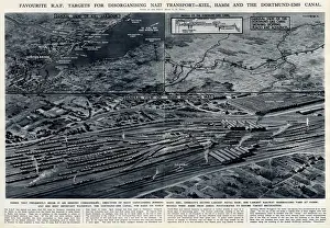 Kiel Prints: Favourite RAF targets in Germany by G. H. Davis