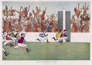 Images Dated 22nd December 2010: The Favourite Wins by H.M. Bateman