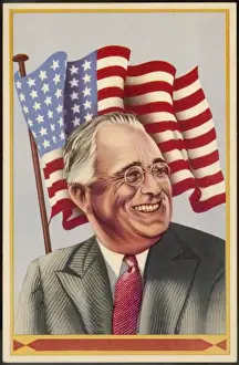 Fd Roosevelt / Postcard