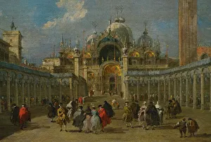 Veduta Prints: The Feast of the Ascension in St Mark's Square, circa 1775