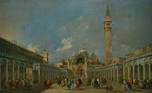 Veduta Prints: The Feast of the Ascension in St Mark's Square, circa 1775