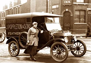 Featherstone Prints: Featherstone delivery van early 1900s