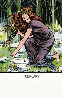 February. Goddess Juno