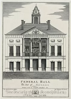 Congress Gallery: Federal Hall. The seat of Congress
