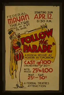 Mayan Prints: Federal Mayan Theatre, Hill at 11th St. presents Follow