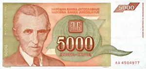 Currency Prints: Federal Republic of Yugoslavia - Banknote - 5000 Dinar