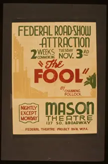 Pollock Prints: Federal Road-show attraction The fool by Channing Pollock Fe