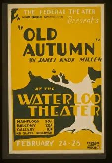 Knox Prints: The Federal Theater presents Old autumn by James Knox Millen