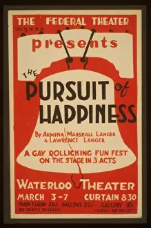 The Federal Theatre Div. of WPA. presents The pursuit of hap