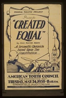 Equal Collection: Federal Theatre Project presents Created equal by John Hunte