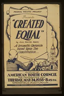 Equal Prints: Federal Theatre Project presents Created equal by John Hunte