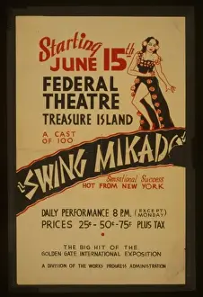 Mikado Prints: Federal Theatre on Treasure Island Swing mikado A cast of 10