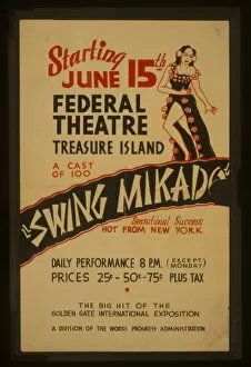 Federal Theatre on Treasure Island Swing mikado A cast of 10