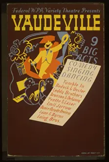 Federal WPA Variety Theatre presents vaudeville 9 big acts