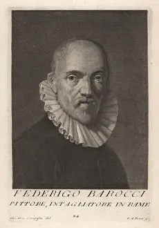 Nickname Prints: Federigo Barocci, Italian Renaissance painter and printmaker, c