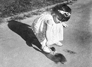 Duckling Prints: Feeding a Duckling