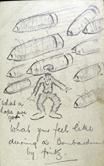 Images Dated 5th May 2009: What you feel like during a Bombardment by Fritz