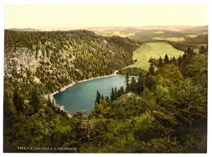 Feldsee and Feldberger Hotel, Black Forest, Baden, Germany