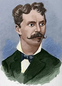 Images Dated 2nd January 2013: Felice Cavallotti (1842-1898). Engraving. Colored