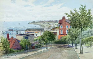 Felixstowe, Suffolk, viewed from South Cliff Shelter