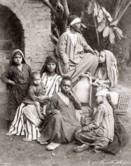 Fellahine family, Egypt, c.1880's