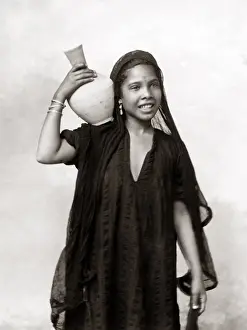 Fellahine girl, Egypt, circa 1880s