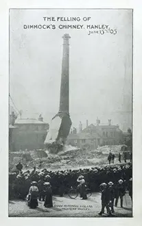 The Felling of Dimmocks Chimney, Hanley