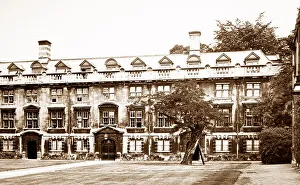Christs Prints: Fellows Buildings, Christs College, Cambridge University