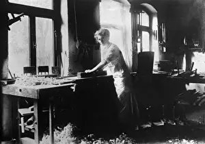 Planing Prints: Female Carpenter