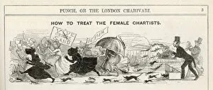 Female Chartists Cartoon
