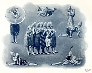 Cirque Prints: Female clowns, Nouveau-Cirque, Paris, France