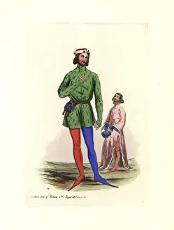 Female costume in the reign of Henry VIII after Holbein