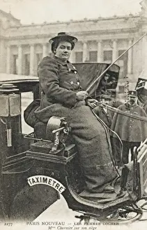 Female Horse Taxi Driver - Paris