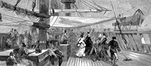 Images Dated 16th December 2004: Female Passengers on the deck of the emigrant ship, Indus