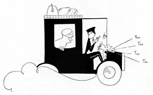 Female taxi drivers, WW1 by Annie Fish