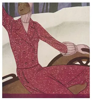 Female Type in Car 1929