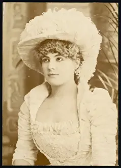 Female Type in Hat C1890