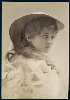 Female Type in Hat C1890
